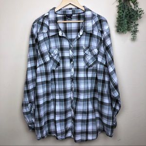 torrid Tops - Torrid | Cotton Camp Plaid Button Down torrid Tops - Torrid | Cotton Camp Plaid Button Down